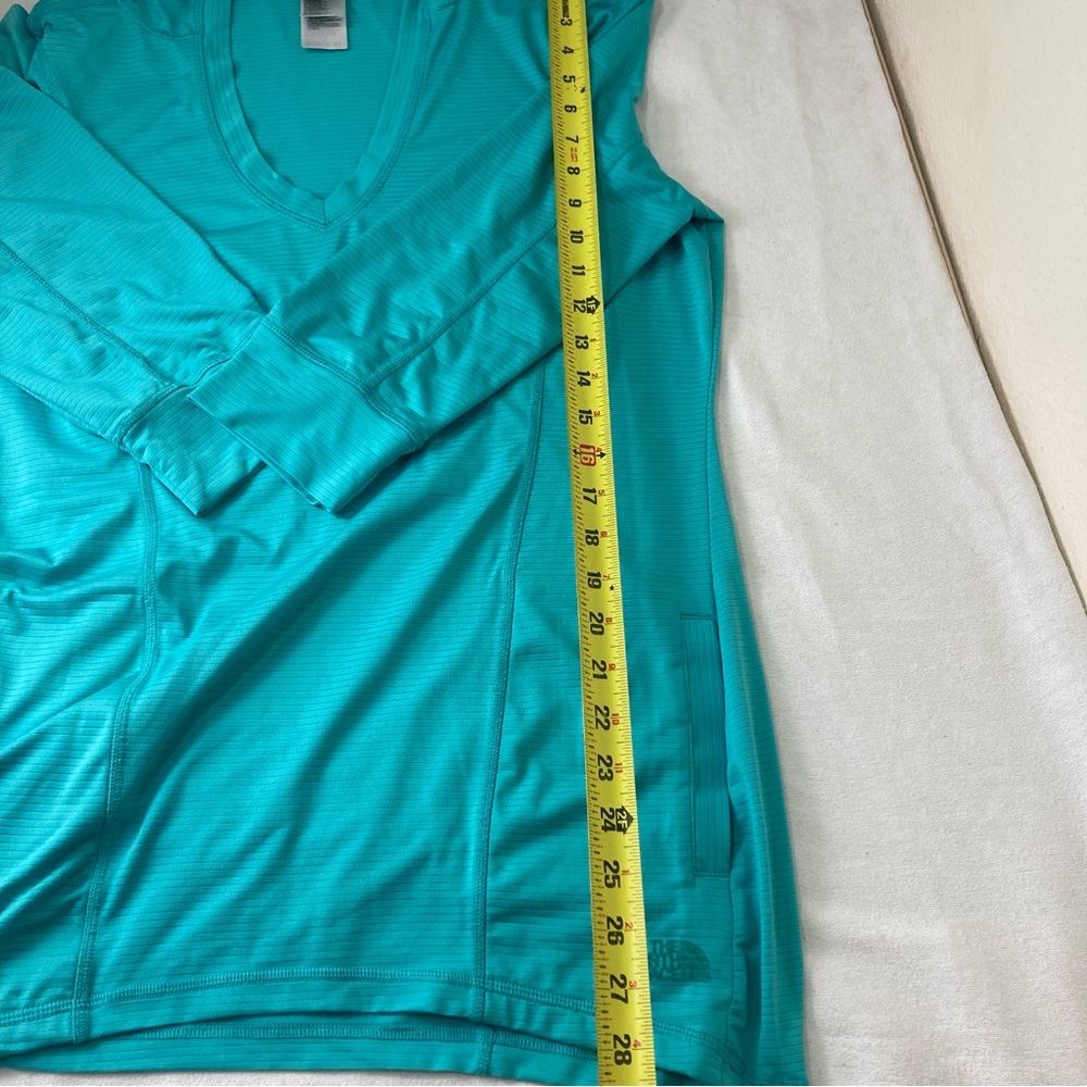 The North Face Hoodie Womens  Hooded Turnic Lightweight Thin Green Size M - Picture 13 of 16